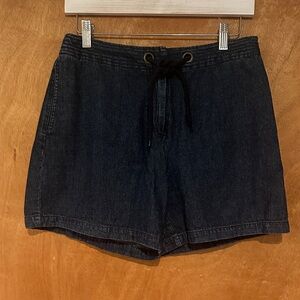 Kate Hill Classic modest Lightweight Blue Denim Shorts